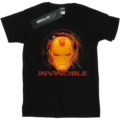 Marvel Damen Avengers Iron Man Unbesiegbar T-Shirt - Schwarz Marvel Damen Avengers Iron Man Unbesiegbar T-Shirt - Schwarz