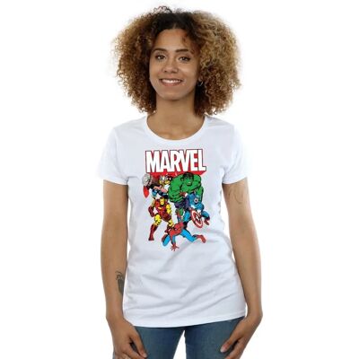 Koszulka Bawełniana Grupa Bohaterów Marvel - T-Shirt Koszulka Bawełniana Grupa Bohaterów Marvel - T-Shirt