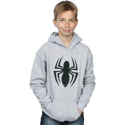 Felpa Marvel Ragazzi Spider-Man - Logo Spider Ultimo - Grigia Sport Felpa Marvel Ragazzi Spider-Man - Logo Spider Ultimo - Grigia Sport