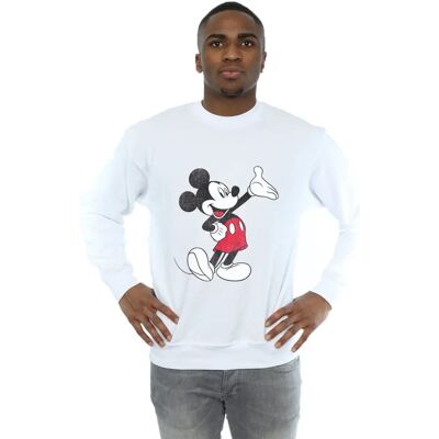 Disney Mickey Mouse Wit Sweatshirt - Traditionele Golf - Heren Disney Mickey Mouse Wit Sweatshirt - Traditionele Golf - Heren
