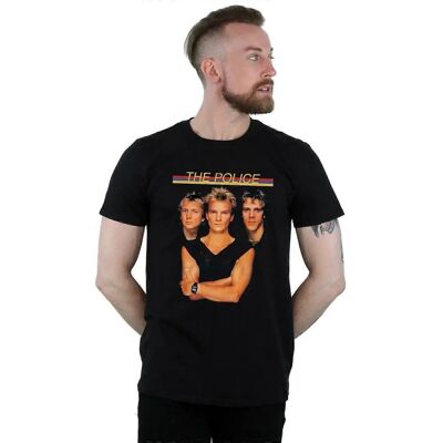 Absolute Cult The Police Herren Bandfoto T-Shirt Schwarz - T-Shirt Absolute Cult The Police Herren Bandfoto T-Shirt Schwarz - T-Shirt