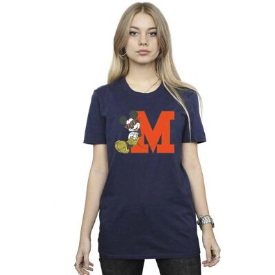 Pantaloni Leopard Mickey Mouse Donna Disney - T-Shirt Fit boyfriend Blu navy Pantaloni Leopard Mickey Mouse Donna Disney - T-Shirt Fit boyfriend Blu navy