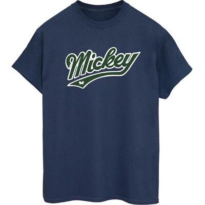 Disney Mickey Mouse Navy Blue Boyfriend Fit T-Shirt Disney Mickey Mouse Navy Blue Boyfriend Fit T-Shirt