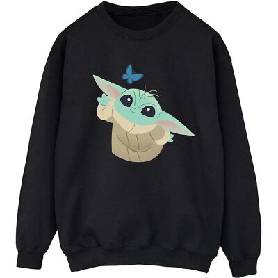 Star Wars Damen Mandalorian Butterfly Catcher Sweatshirt - Navy Blue Star Wars Damen Mandalorian Butterfly Catcher Sweatshirt - Navy Blue