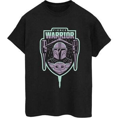 Absolute Cult Star Wars La Mandaloriana Guerriera T-Shirt Absolute Cult Star Wars La Mandaloriana Guerriera T-Shirt