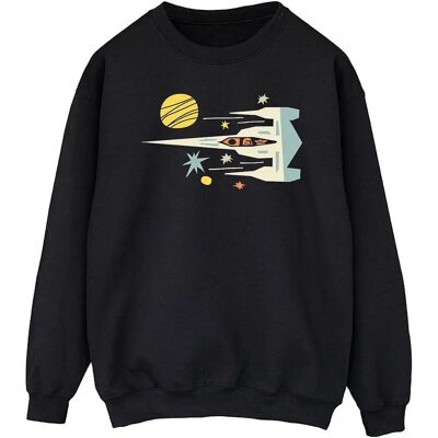 Star Wars Mandalorian Schwarzes Sweatshirt - Sweatshirt Star Wars Mandalorian Schwarzes Sweatshirt - Sweatshirt