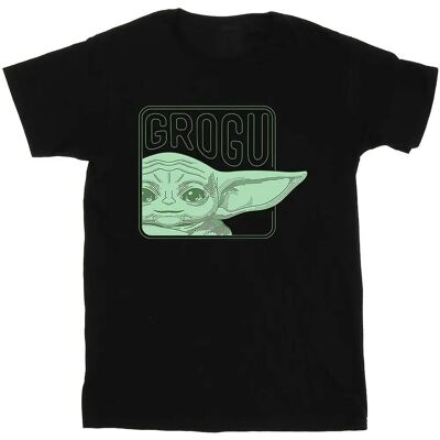T-shirt Bianco Ragazzi Star Wars Grogu - Il Mandaloriano T-shirt Bianco Ragazzi Star Wars Grogu - Il Mandaloriano