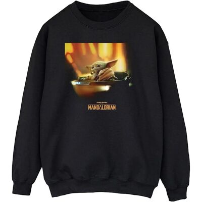 Star Wars Grogu Sweatshirt - Herren The Mandalorian Schwarz Star Wars Grogu Sweatshirt - Herren The Mandalorian Schwarz