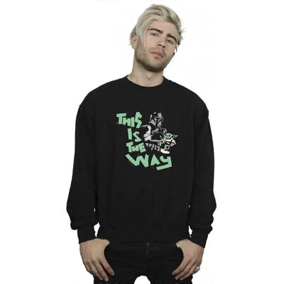 Absolute Cult Star Wars Herren The Mandalorian This Is The Way Duo Sweatshirt - Sweatshirt Absolute Cult Star Wars Herren The Mandalorian This Is The Way Duo Sweatshirt - Sweatshirt
