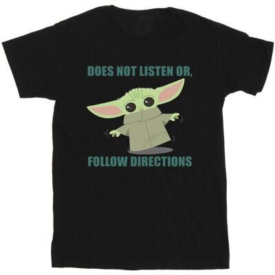 Star Wars The Mandalorian Grogu Zwart T-Shirt Star Wars The Mandalorian Grogu Zwart T-Shirt