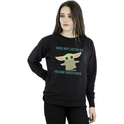 Absolute Cult - The Mandalorian Grogu Does Not Listen - Nero Absolute Cult - The Mandalorian Grogu Does Not Listen - Nero