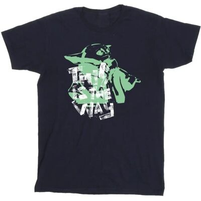 Absolute Cult - The Mandalorian Grogu - Navy Blau - T-Shirt Absolute Cult - The Mandalorian Grogu - Navy Blau - T-Shirt
