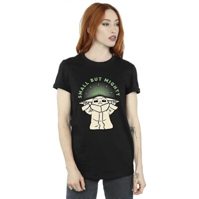 Absolute Cult Star Wars The Mandalorian Kleine, Aber Mächtige Grogu Boyfriend T-Shirt - T-Shirt Absolute Cult Star Wars The Mandalorian Kleine, Aber Mächtige Grogu Boyfriend T-Shirt - T-Shirt