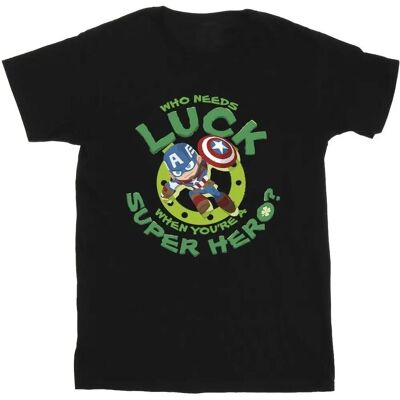 Absolute Cult Marvel - Captain America Luck - Schwarz - T-shirt Absolute Cult Marvel - Captain America Luck - Schwarz - T-shirt