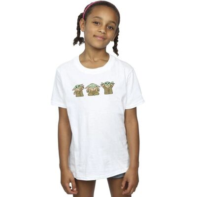 Absolute Cult - The Mandalorian Grogu - White - T-Shirt Absolute Cult - The Mandalorian Grogu - White - T-Shirt