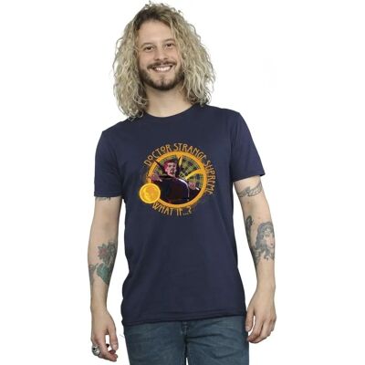 Absolute Cult Marvel Herren Navy Blau Supreme Dr Strange T-Shirt Absolute Cult Marvel Herren Navy Blau Supreme Dr Strange T-Shirt