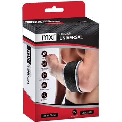 Pharmex MX Premium Support pour Coude de Tennis - Soutien pour Tennis Elbow Pharmex MX Premium Support pour Coude de Tennis - Soutien pour Tennis Elbow