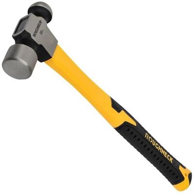 Roughneck Fibreglass Ball Pein Hammer - 48oz - Black and Yellow Roughneck Fibreglass Ball Pein Hammer - 48oz - Black and Yellow