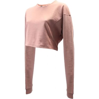 Gymshark Model GLCT4433 HZP S Light Pink Long Sleeve Crop Top Gymshark Model GLCT4433 HZP S Light Pink Long Sleeve Crop Top