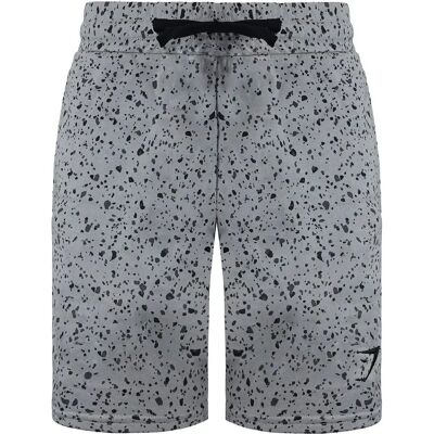 Gymshark Micro Print Heren Shorts Grijs - Maat S Gymshark Micro Print Heren Shorts Grijs - Maat S