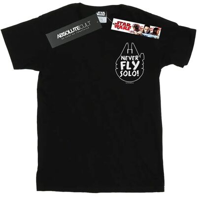 Absolute Cult Star Wars Herren Never Fly Solo T-Shirt - T-Shirt Absolute Cult Star Wars Herren Never Fly Solo T-Shirt - T-Shirt