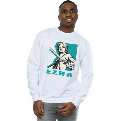 Absolute Cult Star Wars Ezra Sweatshirt - Herren Rebels Weiß XX-Large Absolute Cult Star Wars Ezra Sweatshirt - Herren Rebels Weiß XX-Large