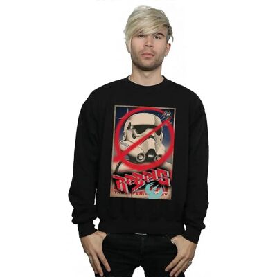 Absolute Cult Star Wars Rebellen Schwarzes Sweatshirt - Herren Large Absolute Cult Star Wars Rebellen Schwarzes Sweatshirt - Herren Large