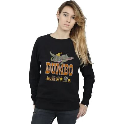 Sweatshirt Disney Dumbo - Coton Lourds Gris Sweatshirt Disney Dumbo - Coton Lourds Gris