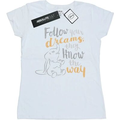 Disney Dumbo Folge Deinem Traum Weiß T-Shirt Disney Dumbo Folge Deinem Traum Weiß T-Shirt