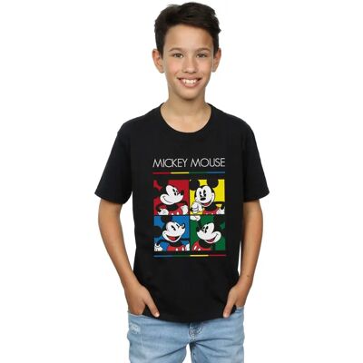 Disney Mickey Mouse Zwart T-Shirt voor jongens 5-6 jaar Disney Mickey Mouse Zwart T-Shirt voor jongens 5-6 jaar