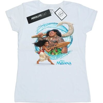 Biała dopasowana koszulka Disney Moana Maui Biała dopasowana koszulka Disney Moana Maui