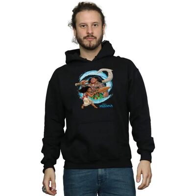 Absolute Cult Moana Maui Wave Kapuzenpullover Schwarz Groß - Hoodie Absolute Cult Moana Maui Wave Kapuzenpullover Schwarz Groß - Hoodie