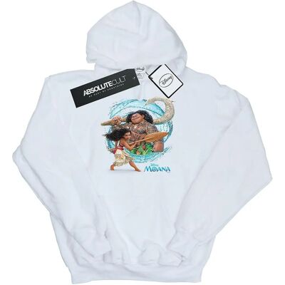 Disney Moana Maui Fala Bluza z kapturem Biała - Bluza z kapturem Disney Moana Maui Fala Bluza z kapturem Biała - Bluza z kapturem