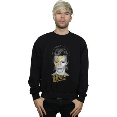David Bowie Aladdin Sane Black Sweatshirt - Men David Bowie Aladdin Sane Black Sweatshirt - Men