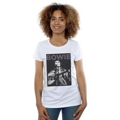David Bowie Weiß Slim Fit T-Shirt - Rock Merch David Bowie Weiß Slim Fit T-Shirt - Rock Merch