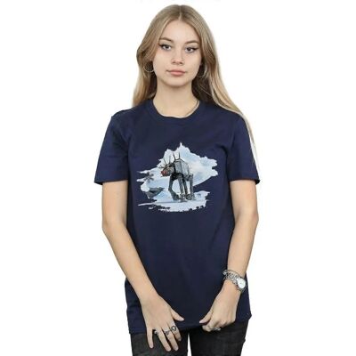 Absolute Cult Star Wars AT-AT Rentier Navy Blue XXX-Large - T-Shirt Absolute Cult Star Wars AT-AT Rentier Navy Blue XXX-Large - T-Shirt