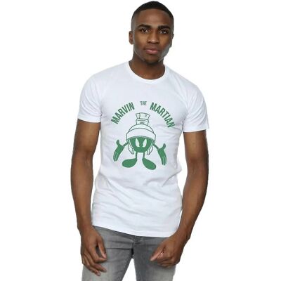 Absolute Cult Looney Tunes Marvin The Martian Großkopf T-Shirt - Herren Absolute Cult Looney Tunes Marvin The Martian Großkopf T-Shirt - Herren