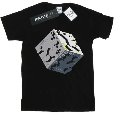Disney Mickey Mouse Cube T-Shirt - Herren Schwarz X-Large Disney Mickey Mouse Cube T-Shirt - Herren Schwarz X-Large