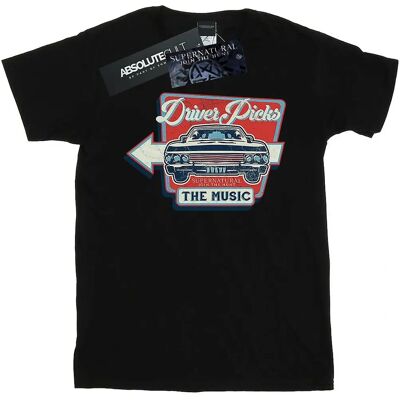 Super.Natural Herren Supernatural Herren Driver Picks The Music T-Shirt - Grau - Größe: Regular Super.Natural Herren Supernatural Herren Driver Picks The Music T-Shirt - Grau - Größe: Regular