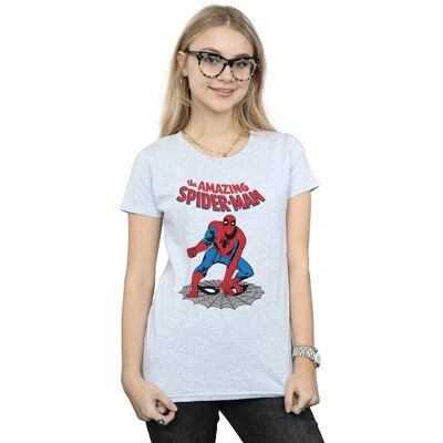Marvel Spider-Man Slank Fit Grijze T-Shirt - T-Shirt Marvel Spider-Man Slank Fit Grijze T-Shirt - T-Shirt