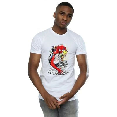 Marvel Weiß Slim Fit T-Shirt - Offizielles Marvel Merch Marvel Weiß Slim Fit T-Shirt - Offizielles Marvel Merch