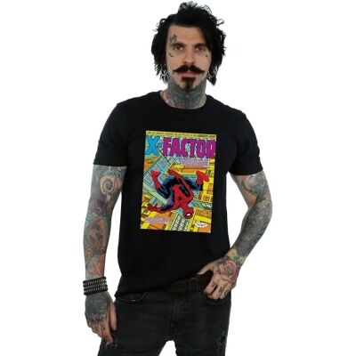 Marvel Spider-Man X Factor Schwarz T-Shirt für Männer Marvel Spider-Man X Factor Schwarz T-Shirt für Männer