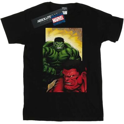 Marvel Hulk Vs Green Hulk Slim Fit T-Shirt - Herren Schwarz Marvel Hulk Vs Green Hulk Slim Fit T-Shirt - Herren Schwarz