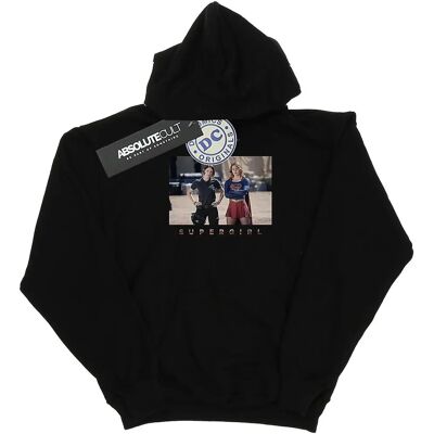 DC Comics Supergirl Hoodie - Schwestern Foto - Weiß - Kapuzenpullover DC Comics Supergirl Hoodie - Schwestern Foto - Weiß - Kapuzenpullover