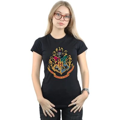 Absolute Cult Harry Potter Maglietta Donna Scudo Hogwarts Inchiostro Oro - Nera XXL Absolute Cult Harry Potter Maglietta Donna Scudo Hogwarts Inchiostro Oro - Nera XXL