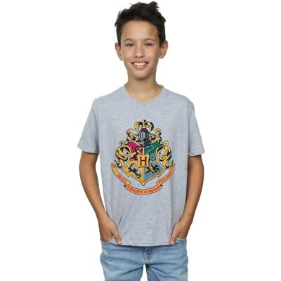 Absolute Cult Harry Potter Jongens Hogwarts Wapen Goud Inkt T-Shirt - Kinderen Absolute Cult Harry Potter Jongens Hogwarts Wapen Goud Inkt T-Shirt - Kinderen