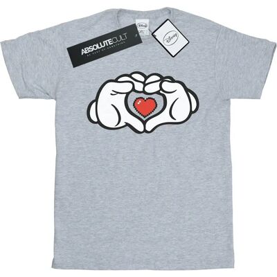 Disney Mickey Mouse Herz Hände Damen T-Shirt - T-Shirt Disney Mickey Mouse Herz Hände Damen T-Shirt - T-Shirt
