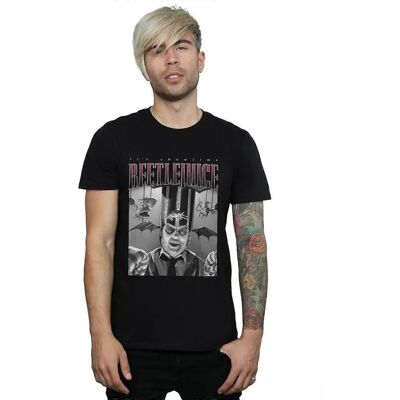 Absolute Cult Beetlejuice Herren Zirkus Hommage T-Shirt Schwarz XXL Absolute Cult Beetlejuice Herren Zirkus Hommage T-Shirt Schwarz XXL