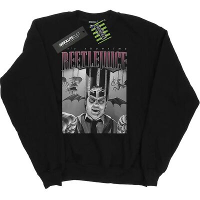 Absolute Cult Beetlejuice Weiß Männer Zirkus Hommage Sweatshirt - Sweatshirt Absolute Cult Beetlejuice Weiß Männer Zirkus Hommage Sweatshirt - Sweatshirt