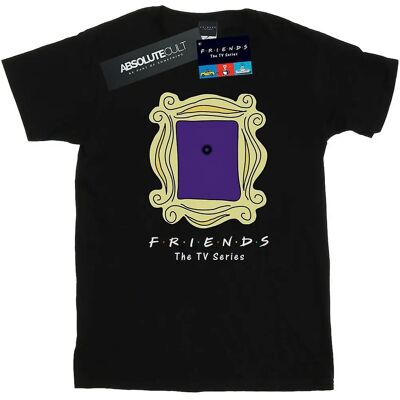Friends Weiße Boyfriend T-Shirt - Türspion Freizeitshirt Friends Weiße Boyfriend T-Shirt - Türspion Freizeitshirt